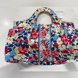 Vera Bradley Summer Cottage Abby Zip Tote Purse